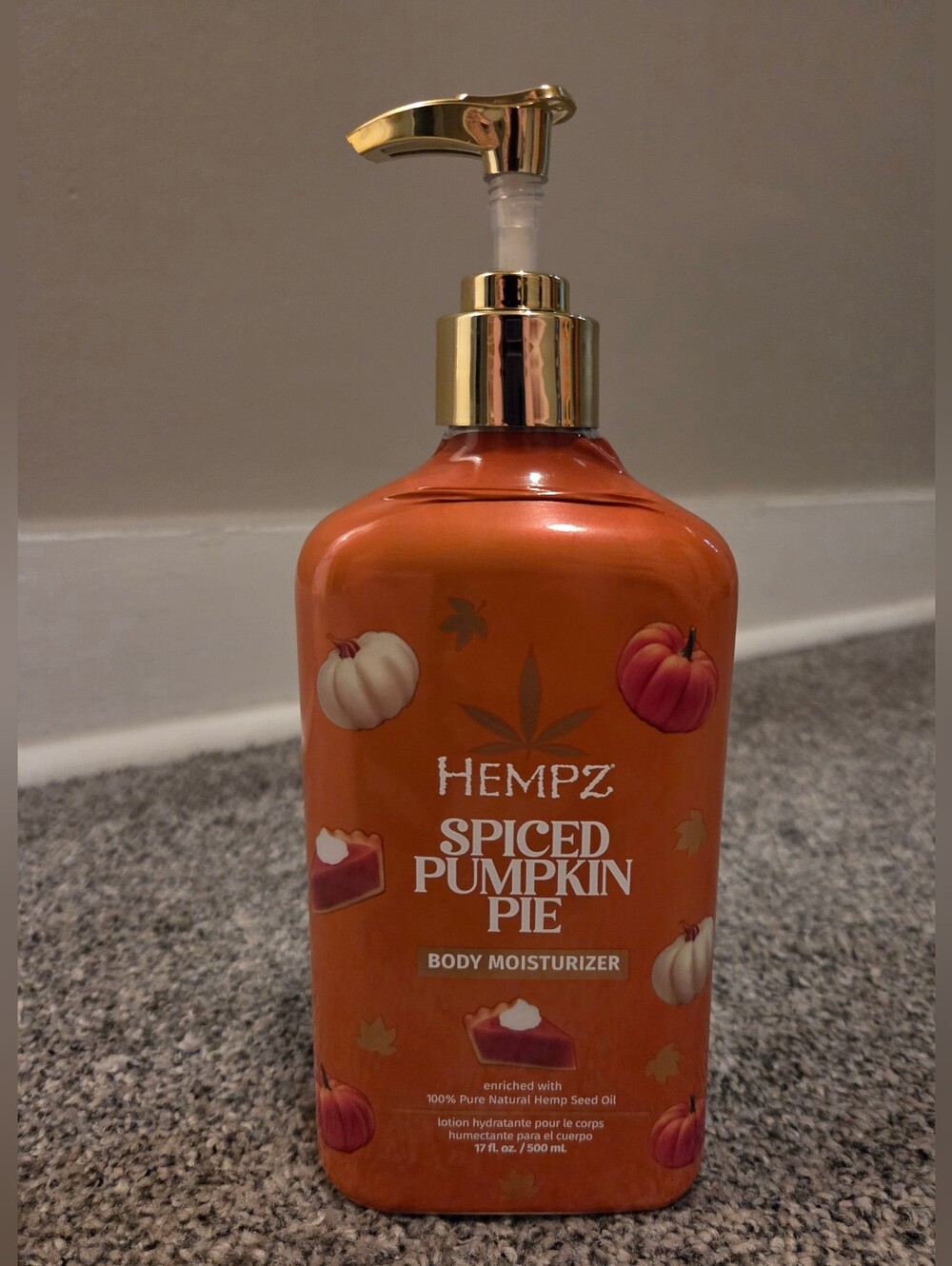 Hempz Spiced Pumpkin Pie Body Moisturizer Delicious Fall Scent
